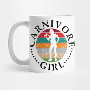 CARNIVORE GIRL MEAT EATER STEAK LOVER CUTE FIT GYM WOMAN Mug